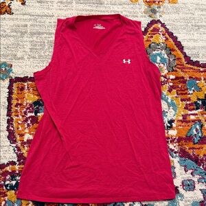 Under Armour Women's Raspberry V-Neck Top